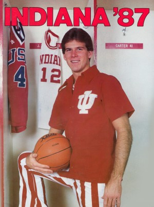 1987 Indiana Hoosiers Steve Alford Basketball Poster